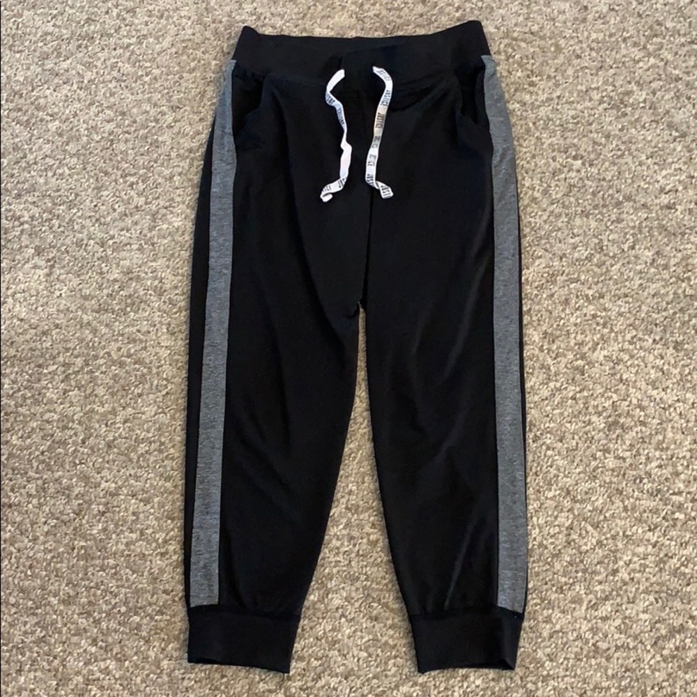 Black athletic jogging pants